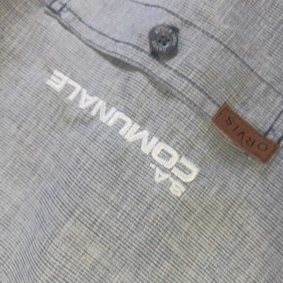 Orvis‎ Button Front Utility Shirt XXL Tall S.A. Comunale Logo Gorpcore Fishing - Picture 7 of 9
